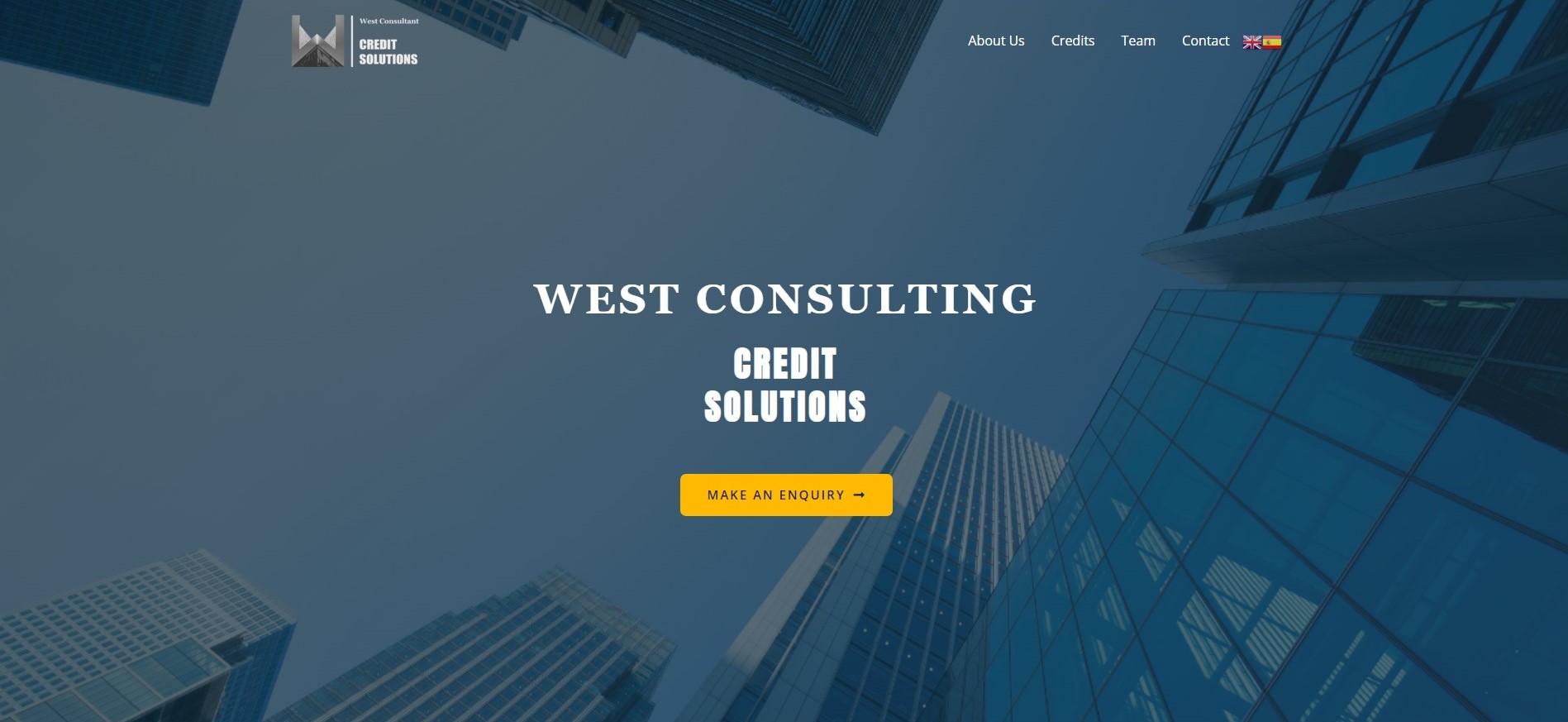 WEST CONSULTING – Corporate Financial Services & Credit Solutions Web Design