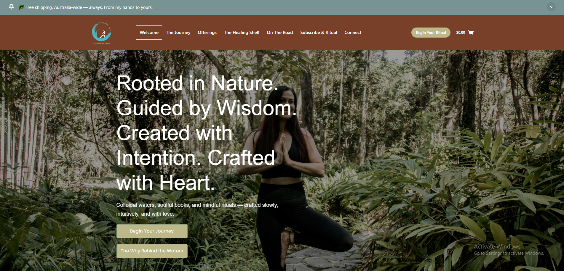 Purposefully PaulaJean – A Holistic Wellness Web Design